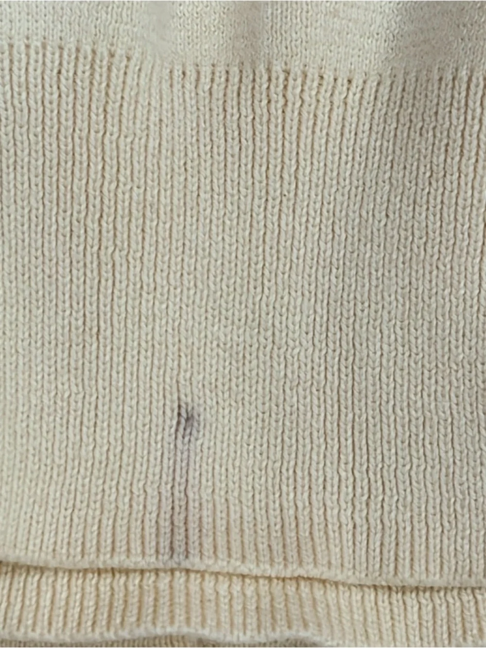 Polo Ralph Lauren Polo 5XB Mens Cream Pima Cotton Sweater Big & Tall Pony Preppy